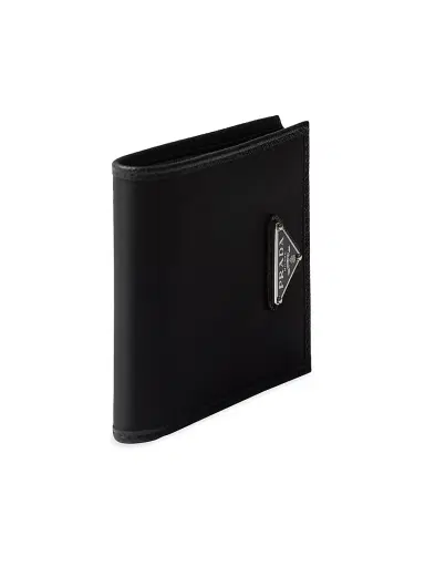 Prada Men's Re-Nylon Wallet - Black | Thumbnail 4 Prada Men's Re-Nylon Wallet - Black | Thumbnail 4