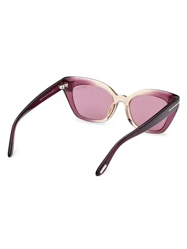 TOM FORD Women's Juliette 52MM Cat-Eye Sunglasses - Violet Violet | Thumbnail 14 TOM FORD Women's Juliette 52MM Cat-Eye Sunglasses - Violet Violet | Thumbnail 14