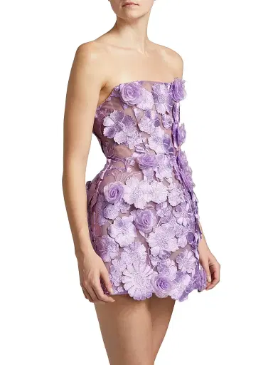 Bronx and Banco Women's Jasmine Maraya Lavendar Minidress - Lavender | Thumbnail 4 Bronx and Banco Women's Jasmine Maraya Lavendar Minidress - Lavender | Thumbnail 4