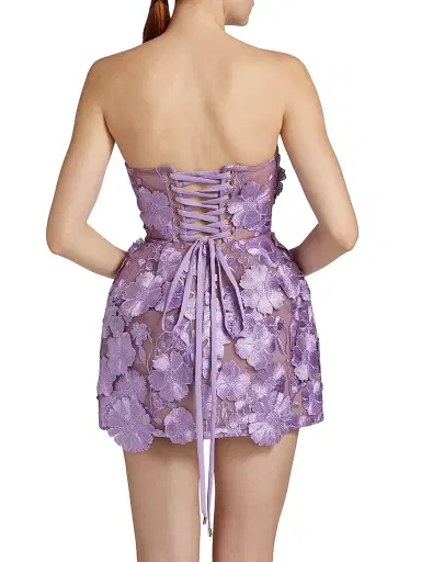 Bronx and Banco Women's Jasmine Maraya Lavendar Minidress - Lavender | Thumbnail 5 Bronx and Banco Women's Jasmine Maraya Lavendar Minidress - Lavender | Thumbnail 5