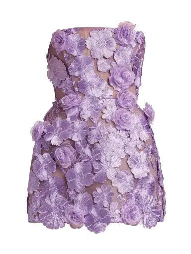 Bronx and Banco Women's Jasmine Maraya Lavendar Minidress - Lavender | Thumbnail 1 Bronx and Banco Women's Jasmine Maraya Lavendar Minidress - Lavender | Thumbnail 1