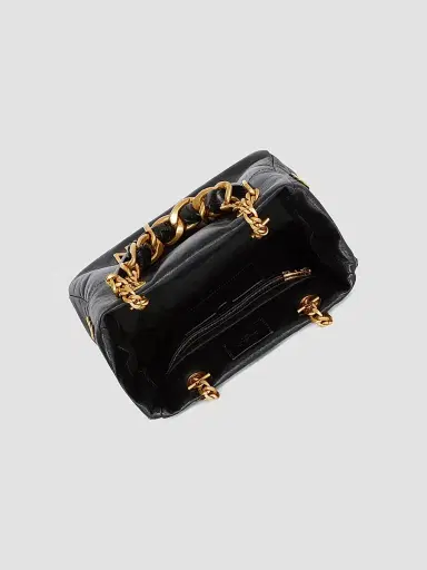 Balmain Women's 1945 Soft Cabas Crinkled Leather Bag - Noir | Thumbnail 3 Balmain Women's 1945 Soft Cabas Crinkled Leather Bag - Noir | Thumbnail 3