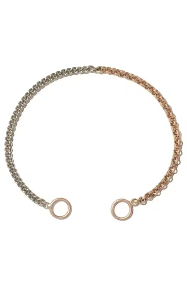 Marla Aaron Mixed Up Half And Half Chain Bracelet | Thumbnail 1 Marla Aaron Mixed Up Half And Half Chain Bracelet | Thumbnail 1