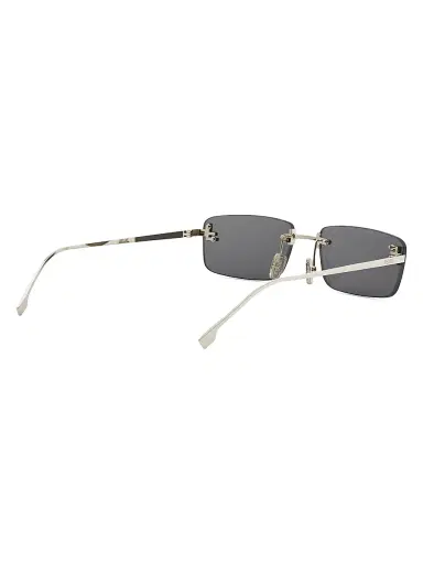 Fendi Women's First Crystal 54MM Metal Rectangular Sunglasses - Gold And Brown | Thumbnail 14 Fendi Women's First Crystal 54MM Metal Rectangular Sunglasses - Gold And Brown | Thumbnail 14