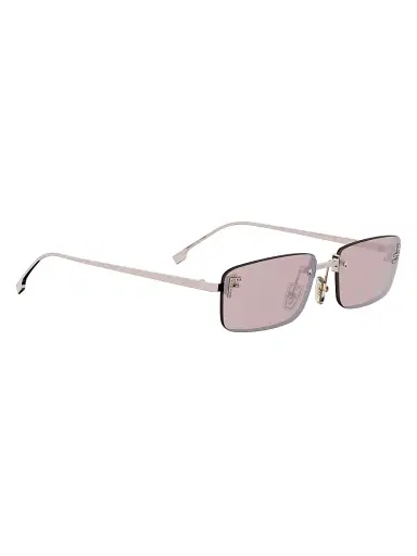 Fendi Women's First Crystal 54MM Metal Rectangular Sunglasses - Gold And Brown | Thumbnail 32 Fendi Women's First Crystal 54MM Metal Rectangular Sunglasses - Gold And Brown | Thumbnail 32