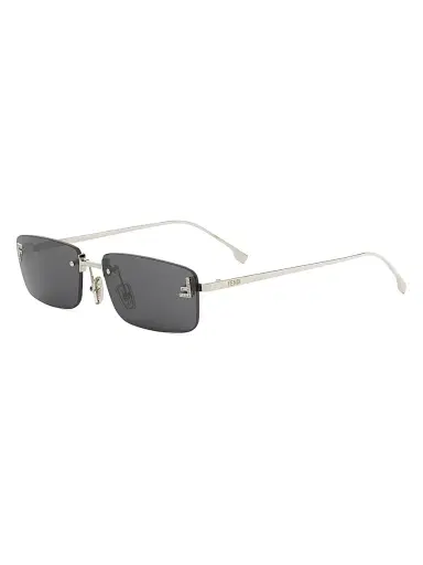 Fendi Women's First Crystal 54MM Metal Rectangular Sunglasses - Gold And Brown | Thumbnail 9 Fendi Women's First Crystal 54MM Metal Rectangular Sunglasses - Gold And Brown | Thumbnail 9