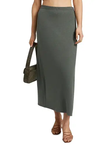Cami NYC Women's Jovina Wool Knit Midi Skirt - Bayou | Thumbnail 3 Cami NYC Women's Jovina Wool Knit Midi Skirt - Bayou | Thumbnail 3