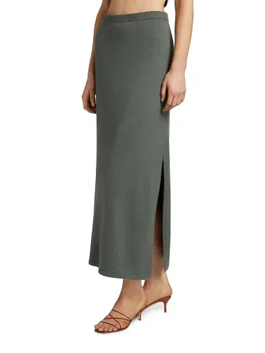 Cami NYC Women's Jovina Wool Knit Midi Skirt - Bayou | Thumbnail 4 Cami NYC Women's Jovina Wool Knit Midi Skirt - Bayou | Thumbnail 4