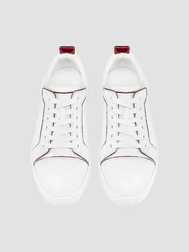 Christian Louboutin Women's Fun Louise Junior Sneakers - White | Thumbnail 4 Christian Louboutin Women's Fun Louise Junior Sneakers - White | Thumbnail 4