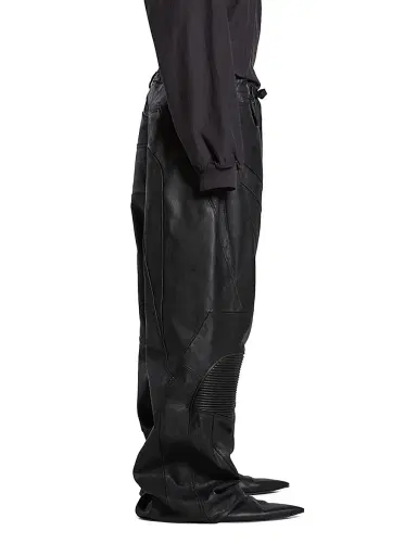 Balenciaga Men's Biker Baggy Pants - Black | Thumbnail 5 Balenciaga Men's Biker Baggy Pants - Black | Thumbnail 5