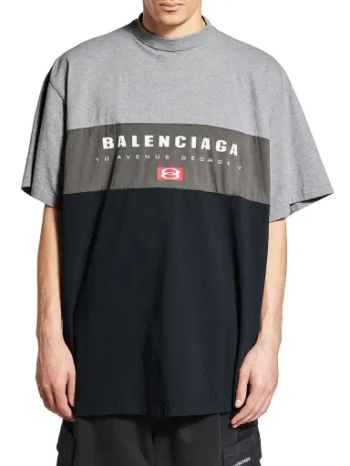 Balenciaga Men's Unity Sport Large Fit T-Shirt - Heather Grey | Thumbnail 3 Balenciaga Men's Unity Sport Large Fit T-Shirt - Heather Grey | Thumbnail 3