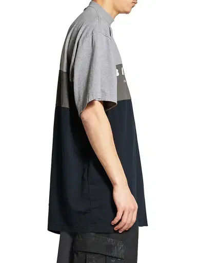 Balenciaga Men's Unity Sport Large Fit T-Shirt - Heather Grey | Thumbnail 4 Balenciaga Men's Unity Sport Large Fit T-Shirt - Heather Grey | Thumbnail 4