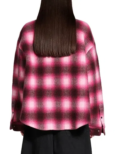 Balenciaga Women's Padded Shirt - Pink Black | Thumbnail 5 Balenciaga Women's Padded Shirt - Pink Black | Thumbnail 5