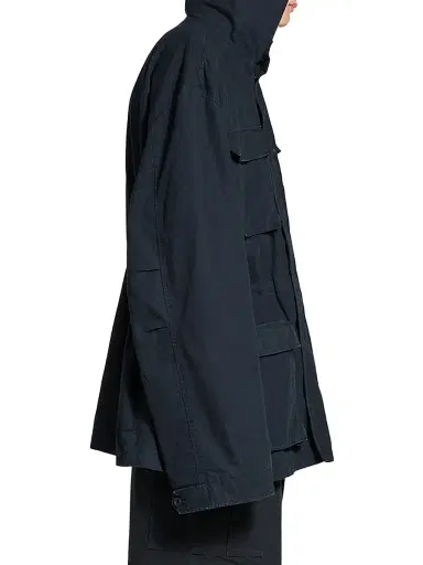Balenciaga Men's Uniform Parka Jacket - Ink - Size 40 | Thumbnail 5 Balenciaga Men's Uniform Parka Jacket - Ink - Size 40 | Thumbnail 5