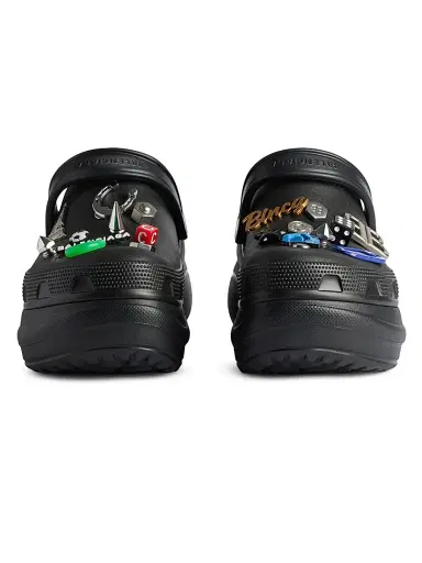 Balenciaga Men's Crocs Jibbitz Mules - Black - Size 12 | Thumbnail 5 Balenciaga Men's Crocs Jibbitz Mules - Black - Size 12 | Thumbnail 5