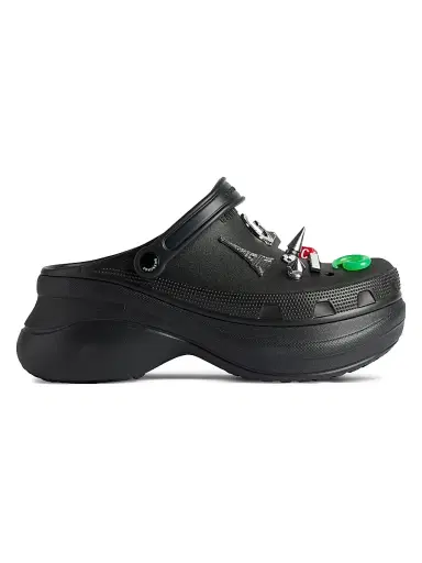 Balenciaga Men's Crocs Jibbitz Mules - Black - Size 12 | Thumbnail 1 Balenciaga Men's Crocs Jibbitz Mules - Black - Size 12 | Thumbnail 1