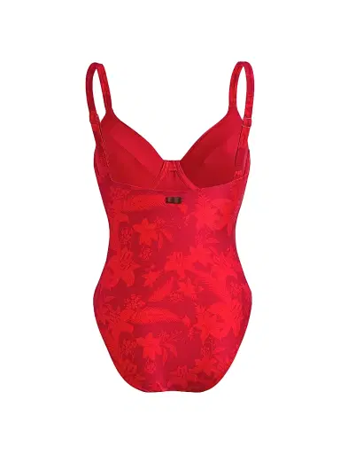 Vilebrequin Women's Flower Power One-Piece Swimsuit - Lipstick | Thumbnail 2 Vilebrequin Women's Flower Power One-Piece Swimsuit - Lipstick | Thumbnail 2