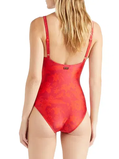 Vilebrequin Women's Flower Power One-Piece Swimsuit - Lipstick | Thumbnail 4 Vilebrequin Women's Flower Power One-Piece Swimsuit - Lipstick | Thumbnail 4