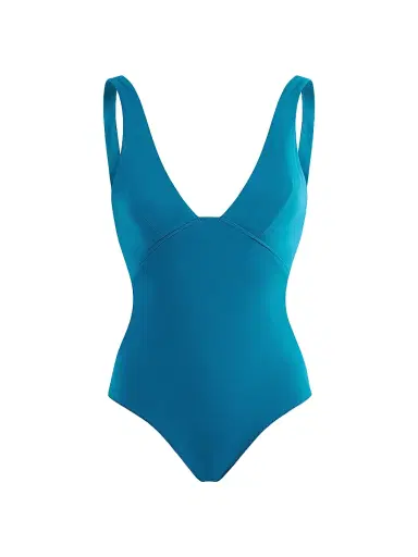 Vilebrequin Women's Stretch-Jersey Plunging V-Neck One-Piece Swimsuit | Thumbnail 1 Vilebrequin Women's Stretch-Jersey Plunging V-Neck One-Piece Swimsuit | Thumbnail 1