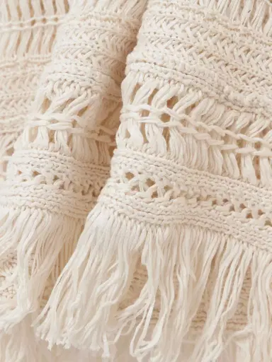 Marant Étoile Aralia Fringed Cotton-macramé Mini Dress | Thumbnail 4 Marant Étoile Aralia Fringed Cotton-macramé Mini Dress | Thumbnail 4