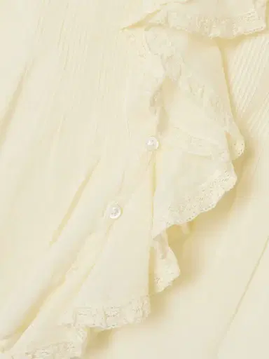 DÔEN Henri Ruffled Pintucked Organic Cotton-voile Top | Thumbnail 4 DÔEN Henri Ruffled Pintucked Organic Cotton-voile Top | Thumbnail 4