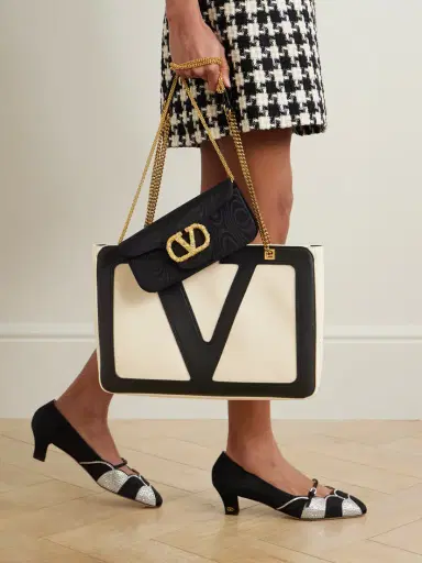 Valentino Garavani Viva Superstar Medium Two-tone Leather Shoulder Bag | Thumbnail 6 Valentino Garavani Viva Superstar Medium Two-tone Leather Shoulder Bag | Thumbnail 6