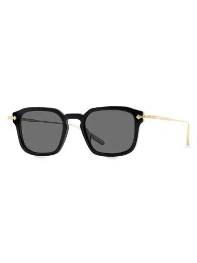 Barton Perreira Men's Nolan 49MM Rectangular Sunglasses - Gold Black | Thumbnail 1 Barton Perreira Men's Nolan 49MM Rectangular Sunglasses - Gold Black | Thumbnail 1