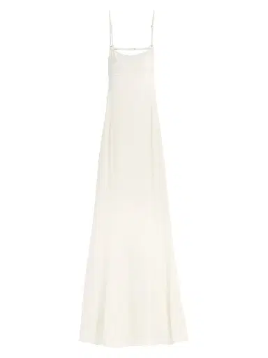 Jacquemus Women's Cotton Scoopneck Maxi Dress - Off White | Thumbnail 1 Jacquemus Women's Cotton Scoopneck Maxi Dress - Off White | Thumbnail 1