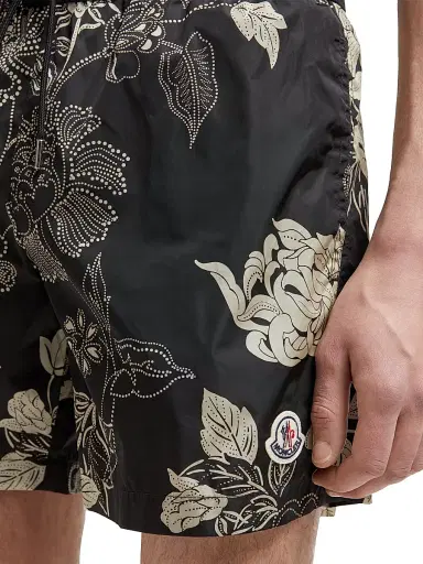 Moncler Men's Swim Shorts - Black - Size XL | Thumbnail 4 Moncler Men's Swim Shorts - Black - Size XL | Thumbnail 4