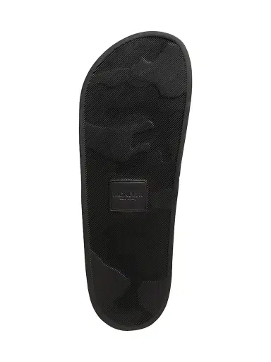 Moncler Men's Basile Slides in Rubber | Thumbnail 3 Moncler Men's Basile Slides in Rubber | Thumbnail 3