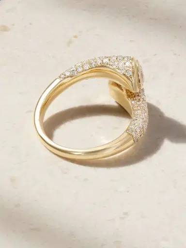 SHAY 18-karat Gold Diamond Pinky Ring | Thumbnail 3 SHAY 18-karat Gold Diamond Pinky Ring | Thumbnail 3