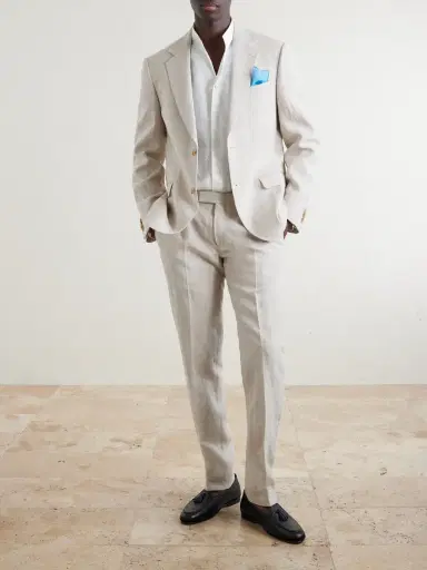 MR P. Phillip Slim-Fit Linen Suit Trousers - Men | Thumbnail 2 MR P. Phillip Slim-Fit Linen Suit Trousers - Men | Thumbnail 2