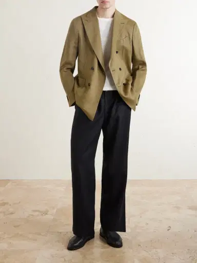 MR P. Arthur Wide-Leg Linen Drawstring Trousers - Men | Thumbnail 2 MR P. Arthur Wide-Leg Linen Drawstring Trousers - Men | Thumbnail 2
