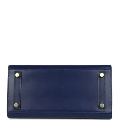 HERMÈS Hermes Birkin Sellier 25 Bleu Saphir Box Gold Hardware | Thumbnail 6 HERMÈS Hermes Birkin Sellier 25 Bleu Saphir Box Gold Hardware | Thumbnail 6