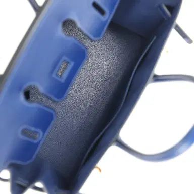HERMÈS Hermes Birkin Sellier 25 Bleu Saphir Box Gold Hardware | Thumbnail 8 HERMÈS Hermes Birkin Sellier 25 Bleu Saphir Box Gold Hardware | Thumbnail 8