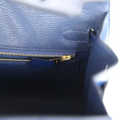 HERMÈS Hermes Birkin Sellier 25 Bleu Saphir Box Gold Hardware | Thumbnail 9 HERMÈS Hermes Birkin Sellier 25 Bleu Saphir Box Gold Hardware | Thumbnail 9