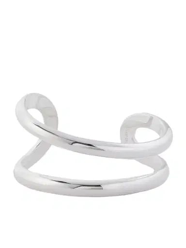 LIÉ STUDIO The Maggie Silver-tone Bangle | Thumbnail 1 LIÉ STUDIO The Maggie Silver-tone Bangle | Thumbnail 1