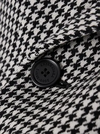 Balenciaga Hourglass Houndstooth Double-breasted Wool Blazer | Thumbnail 5 Balenciaga Hourglass Houndstooth Double-breasted Wool Blazer | Thumbnail 5