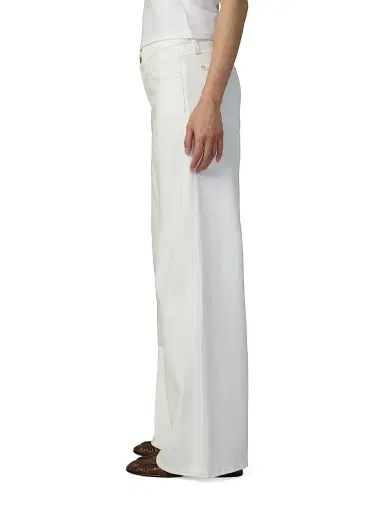 Joe's Jeans Women's Petite Lou Lou Low-Rise Wide-Leg Jeans - White | Thumbnail 4 Joe's Jeans Women's Petite Lou Lou Low-Rise Wide-Leg Jeans - White | Thumbnail 4