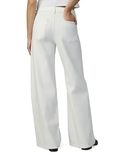 Joe's Jeans Women's Petite Lou Lou Low-Rise Wide-Leg Jeans - White | Thumbnail 5 Joe's Jeans Women's Petite Lou Lou Low-Rise Wide-Leg Jeans - White | Thumbnail 5