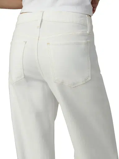 Joe's Jeans Women's Petite Lou Lou Low-Rise Wide-Leg Jeans - White | Thumbnail 6 Joe's Jeans Women's Petite Lou Lou Low-Rise Wide-Leg Jeans - White | Thumbnail 6