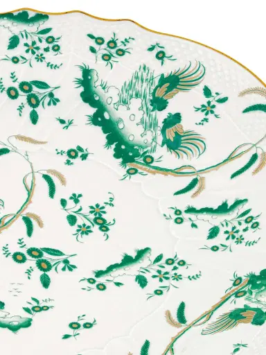 Ginori 1735 Oro di Doccia Round Flat Plate - Magenta | Thumbnail 4 Ginori 1735 Oro di Doccia Round Flat Plate - Magenta | Thumbnail 4