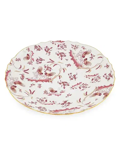 Ginori 1735 Oro di Doccia Round Flat Plate - Magenta | Thumbnail 5 Ginori 1735 Oro di Doccia Round Flat Plate - Magenta | Thumbnail 5
