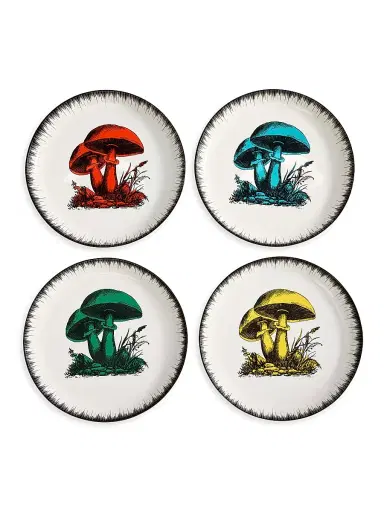 Jonathan Adler Botanist 4-Piece Canape Plate Set | Thumbnail 1 Jonathan Adler Botanist 4-Piece Canape Plate Set | Thumbnail 1