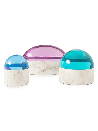 Jonathan Adler Globo Marble Box - Blue | Thumbnail 3 Jonathan Adler Globo Marble Box - Blue | Thumbnail 3