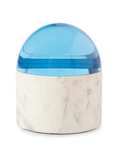 Jonathan Adler Globo Marble Box - Blue | Thumbnail 1 Jonathan Adler Globo Marble Box - Blue | Thumbnail 1