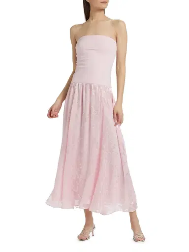 Cami NYC Women's Bari Strapless Midi-Dress - Dogwood | Thumbnail 2 Cami NYC Women's Bari Strapless Midi-Dress - Dogwood | Thumbnail 2