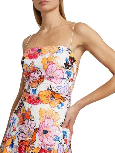 Ungaro Women's Tierra Floral-Printed Lace Midi-Dress | Thumbnail 6 Ungaro Women's Tierra Floral-Printed Lace Midi-Dress | Thumbnail 6