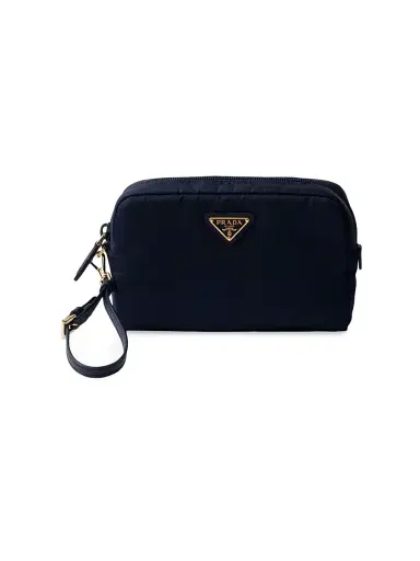 Prada Women's Re-Nylon Pouch - Medium Blue | Thumbnail 16 Prada Women's Re-Nylon Pouch - Medium Blue | Thumbnail 16