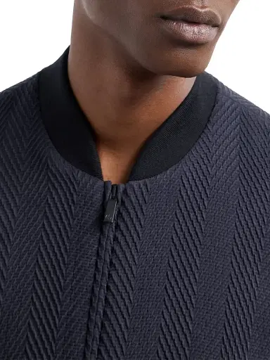 Giorgio Armani Men's Exploded Herringbone Jacket - Black Beauty - Size 42 | Thumbnail 5 Giorgio Armani Men's Exploded Herringbone Jacket - Black Beauty - Size 42 | Thumbnail 5